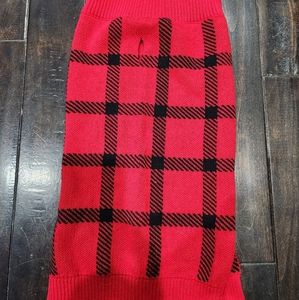 Charter Club Plaid Dog Sweater